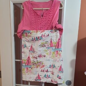 Talbots Sailboat Skirt